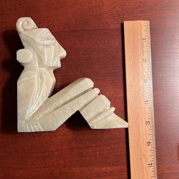 Marble Bookends Aztec Mayan - Picture 7 of 10